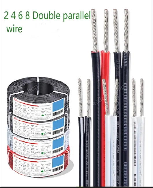 Cabinet Light Power Cord 24AWG (11/0.14TS) Red and Black